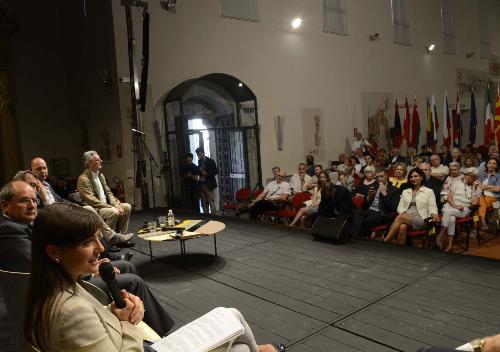 Debora Serracchiani (Presidente Regione Friuli Venezia Giulia) al convegno Nuovi segnali dall'Osservatorio Europa - Cividale del Friuli (UD) 16/07/201